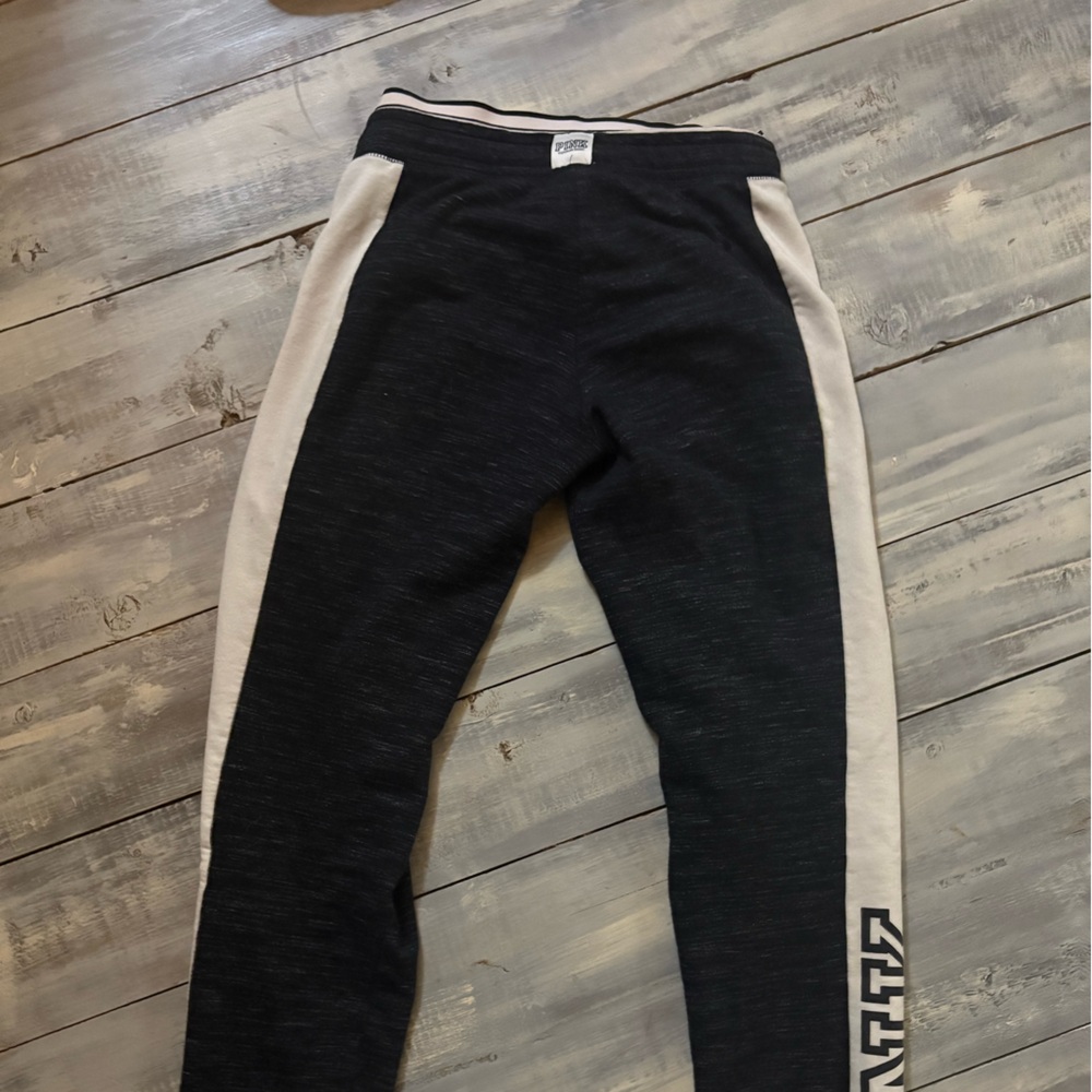 Y2K V/S rare Black & cream PINK joggers - Picture 6 of 6
